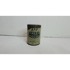 Vintage Sweet Lunch Cocoa Empty Can by A&P Co